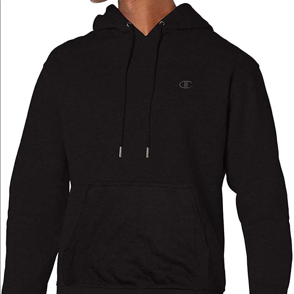 Champion Powerblend Fleece Hoodie, C Logo